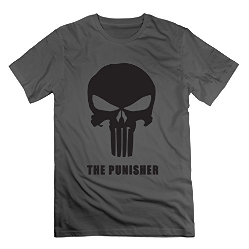 ZhaoHui Cheap Mens The Punisher T-shirt S DeepHeather