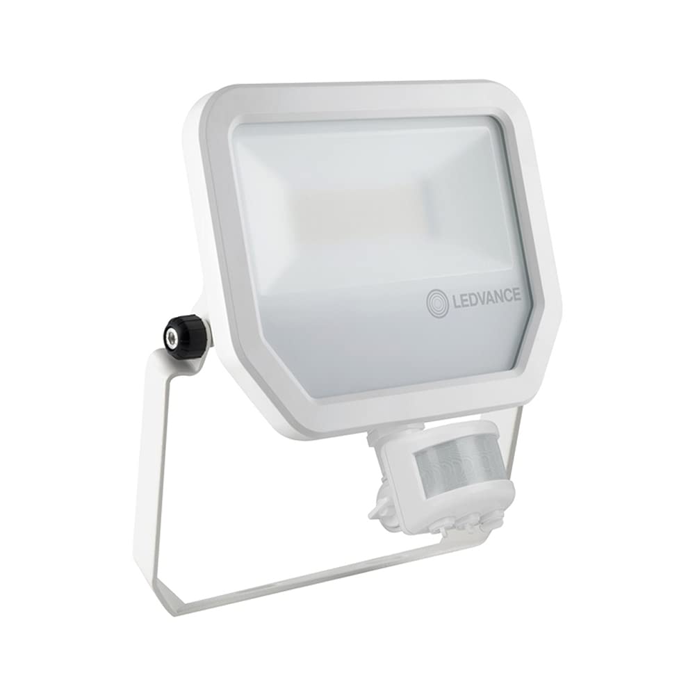 Ledvance LED Floodlight 50W 5500lm Warm White IP65 in White with Sensor