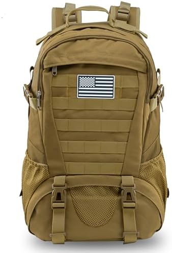 Jueachy Tactical Backpack for Men Hiking Day Pack Molle Backpack