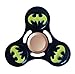 Zip Spinners- Fidget Spinner Batman Toy with Ultra Speed Deep Groove Bearings- Autism Toys Best Boredom Reducer Stress Toy Hand Spinner Fidget Toy for Kids & Adults (Black Tri-Bat)