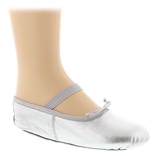 Dance Class B700 Silver Ballet Flat (Toddler/Little Kid/Big Kid),Silver,5 M US Big Kid - Thumbnail 6