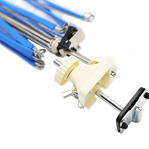 New LAMXD Umbrella Swift Yarn Winder, Hand Operated Ball Winder Holder, Knitting Tool, for Swift Winding Lines, Laces, Yarns, Fiber or Other Strings,with Thread Cutter Scissors