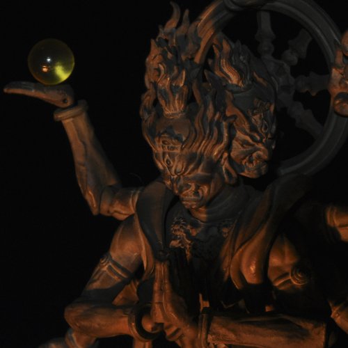 Kaiyodo Takeya Revoltech Action Figure: #003 Ashura Wooden Version