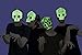 Glow In The Dark Skull Masks (8 Masks)
