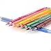 Colored Fineliner Gel Pens Set with Diamond Head 0.5mm Extra Fine Point Roller Ball Colors Ink Pen for Adult Coloring Books and Secret of Garden, Pack of 18 (18 Colors)