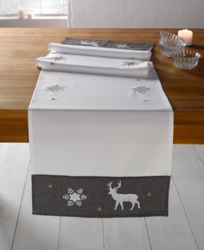 Table Runner Christmas „Winter“: 40 x 150 cm