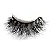 YABINA 1 Pairs Box Long Cross Mink Makeup Natural 3D Fake Thick Black False Eyelashes 008