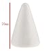 Jili Online 10 Pieces Cone Shape Styrofoam Foam Craft Creative DIY Handmade Party Decoration