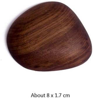 HiCat Magnetic Key Organizer Wall Mounted - Wooden Hand Made (8CM, Walnut)