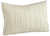Calvin Klein Marin Tacked Pleat Pillow, Aqua