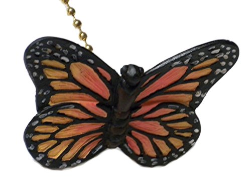 Pink and Yellow Butterfly Fan Pull by Clementine