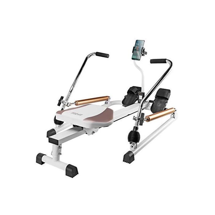 Buy fitbill f.Row Rowing Machine Rower with Workout App, Hydraulic