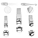 HotLife Nail Clipper Set - Fingernail and Toenail Sharp Clipper Cutter, 5PCS Pedicure & Manicure Set, Professional Stainless Steel Nails Kit With Deluxe Travel Case