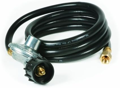 Auto Supply Mall Camco 57703 Low Pressure Gas Regulator with 6' Hose Size: 6 Feet, Model: 57703, Car & Vehicle Accessories/Parts