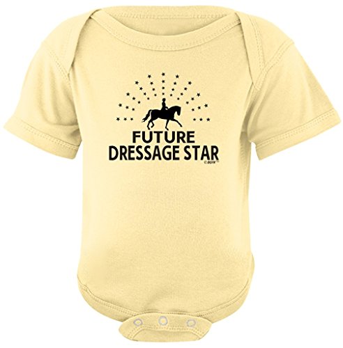 Toddler Clothes Future Dressage Star Banana Bodysuit and White Bib Bundle 12 Months