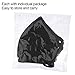Shappy Anti Dust Cotton Face Mouth Masks with Active Carbon Cover Washable for Men/Woman Outdoor Sport Activity, Black, 5 Piece