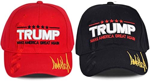 Make America Great Again Hat [2 Packs], Keep America Great Hat, Donald Trump 2020 USA MAGA Cap Adjustable Baseball Hat