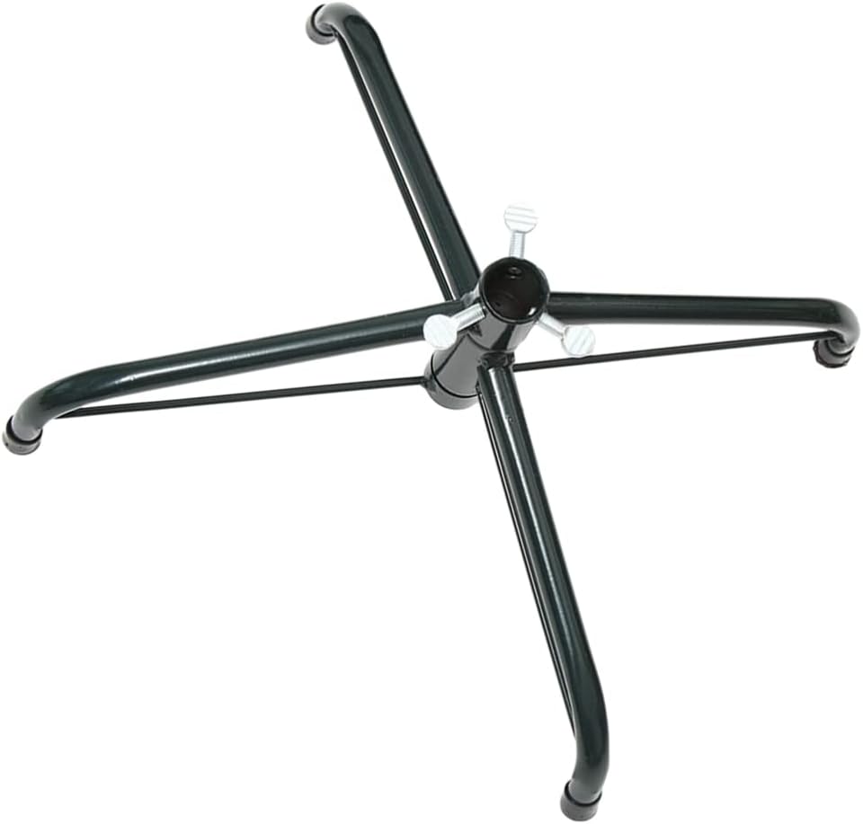 Tree Stands - DOITOOL Metal Christmas Tree Stand Artificial Christmas Tree Base Christmas Tree Stand 22.2 Heavy- Duty Artificial Xmas Tree Stand Base with Thumb Screw Metal Christmas Tree Stand Folding Bracket