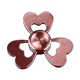 Ochine Anti-Anxiety Clover 360 Spinner Focusing Fidget Toys 3D Figit Premium Quality EDC Focus Toy for Kids Adults Stress Reducer Relieves ADHD Boredom Killing Time Great Gift (pink)