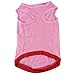 Howstar Pet Shirt, Printed Puppy Shirt Dog Clothes Soft Vest for Summer Pet Apparel (XS, Pink)