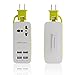AGPtek Portable Power Strip [UL Listed] Travel Charger Surge Protector with 5V 1A/2.1A 4 Port USB Charging Port with 1.5M/5ft Power Supply Cord, Input From 100v to 240v Power Sockets