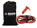 Car Jumper Cables Booster Cable High Performance Battery (400 AMP) 4 Gauge x Extra Long 20Ft in Carry Bag (4AWG x 20Ft) with Heavy Duty Alligator Clamps - Carrying Bag & Emergency Tool Window Breaker