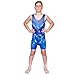 Wrestling Singlet by KO Sports Gear: Blue Phoenix Design
