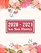 2020-2021 Two Year Planner: 2020-2021 see it bigger planner | Pink Flowers Design 24-Month Planner & Calendar. Size: 8.5
