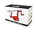 New Star Foodservice 43020 Apple and Potato Peeler with Suction Base, Red