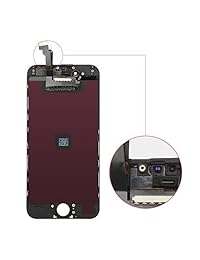 LSD iPhone 6 Plus Pantalla de repuesto LCD pantalla táctil digitalizador marco de montaje piezas de repuesto y herramientas de reparación para iPhone 6 Plus Negro 5,5 pulgadas Super calidad aluminio aleación destornillador