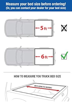 Amazon Com Tyger Auto T3 Soft Tri Fold Truck Bed Tonneau Cover For 2005 2020 Nissan Frontier 2009 2012 Suzuki Equator Fleetside 6 Bed Tg Bc3n1029 Automotive