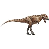 PNSO Prehistoric Dinosaur Models: 71 Tristan the Gorgosaurus | 10.2" Tyrannosaur - Movable Jaw - Brow Horns - 64-Page Manual + A3 Poster - 6 Videos - 15+