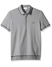Lacoste S   S Print Mini Pique Stretch - Camiseta de manga corta para hombre
