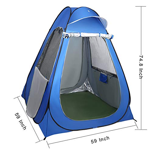 Angelzelt Pop Up Zelt Wasserdicht Uv Schutz Ultraleicht Kleines Packmaß Winddicht Kuppelzelt Leichtes Winterangeln Für… – Bild 7