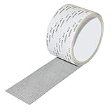 Leknes Screen Repair Kit,Door Window Screen Repair Tape Fiberglass Covering Mesh, 3-Layer Strong Adhesive & Waterproof Repair Holes Tears Prevent Mosquitoes Insects-Black (2