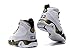 Air Jordan 9 lovers shoes bronzing white