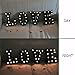 Oycbuzo Light up Letters LED Letter Light up Black Alphabet Letter Night Lights for Home Bar Festival Birthday Party Wedding Decorative (Black Letter A)