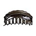 Brushed Large Jaw Clip Hair Claw - Black