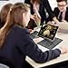 iPad Keyboard Case 10.5 Pro / 360 Degree Rotatable/Aluminum Shell Folio Case / 7 Color Backlit/Bluetooth Keyboard/Auto Sleep-Wake for 2017 Apple iPad Pro 10.5/ (Black)