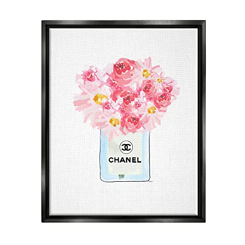 Stupell Industries Mixed Pink Flower Bouquet Luxury Fashion Motif Floating Fram…