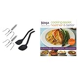 Ninja Roaster Utensil Kit + Cooking Easier, Healthier, Better 150 Recipe Book