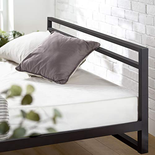 ZINUS Trisha Metal Platforma Bed Frame with Headboard / Wood Slat