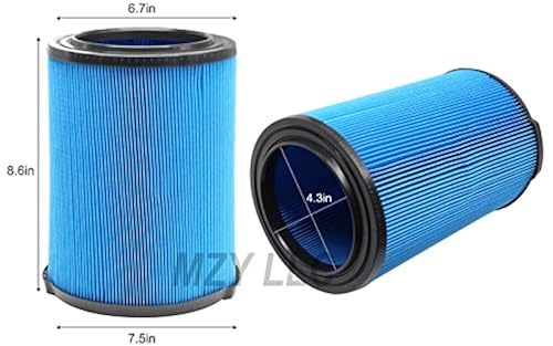 VF5000 Filter 2 Pack For Ridgid 5-20 Gallon Wet Dry Vacuums | Washable Replacement Filter For WD1450, WD0970 & More - View #10