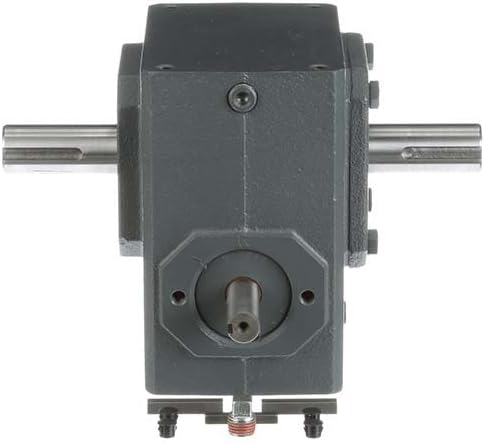Morse 237ULR60 - Raider Plus Right Angle Worm Gear Speed Reducer - Solid Shaft, 60: 1 Ratio, 2.3700 in Center Distance, Right & Left Hand Output