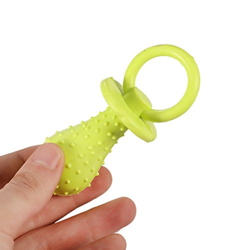 Vivian Pet Puppy Dog Chew Toy Rubber Pacifier Resistant Clean Teeth Set of 3PCS Radom Color - Thumbnail 5