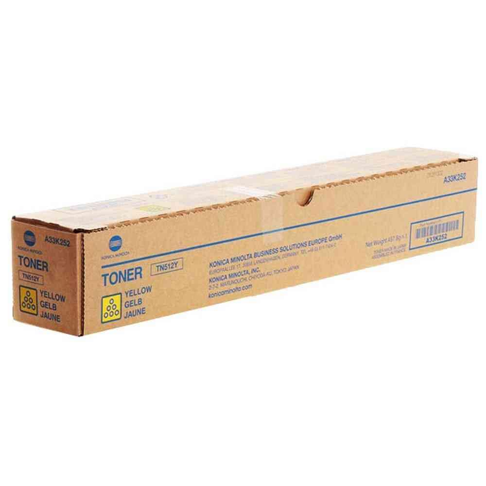 Konica Minolta TN512 Ink Toner Cartridge - Yellow