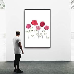 signwin Framed Canvas Wall Art Beautiful Leaves Canvas...