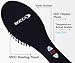 BOCCA Hair Straightener, 3 in 1 Ionic Hair Straightener Brush With Floating Heat Resistant Panel and Temperature Lock Function (black)