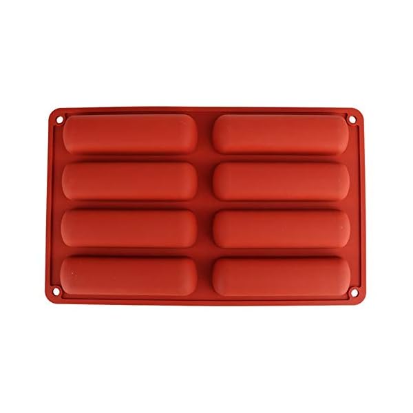8-Cavity-Long-Strips-Eclair-Mold-Silicone-Bakeware-Molds-Cake-Handmade-Baking-Tools-for-Chocolate-Cracker-Bar-Stick 8 Cavity Long Strips Eclair Mold Silicone Bakeware Molds Cake Handmade Baking Tools for Chocolate Cracker Bar Stick