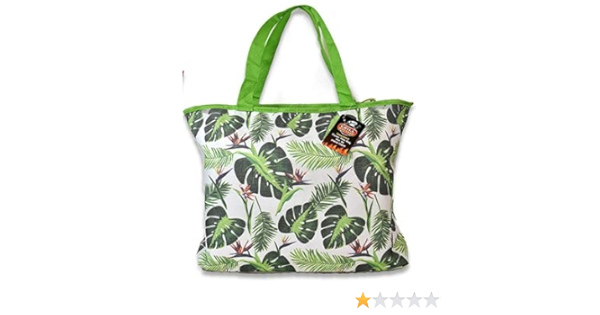 white insulated picnic tote bag